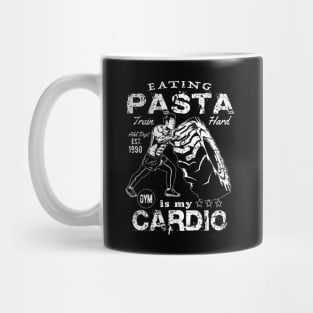 Eating Pasta Is My Cardio ::: Funny Fitness Motivation Mug